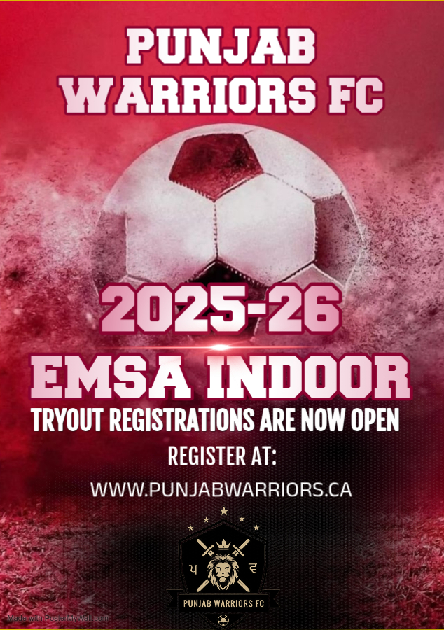 Pink Modern Minimal Professional Soccer League Tournament Flyer A5 - Made with PosterMyWall